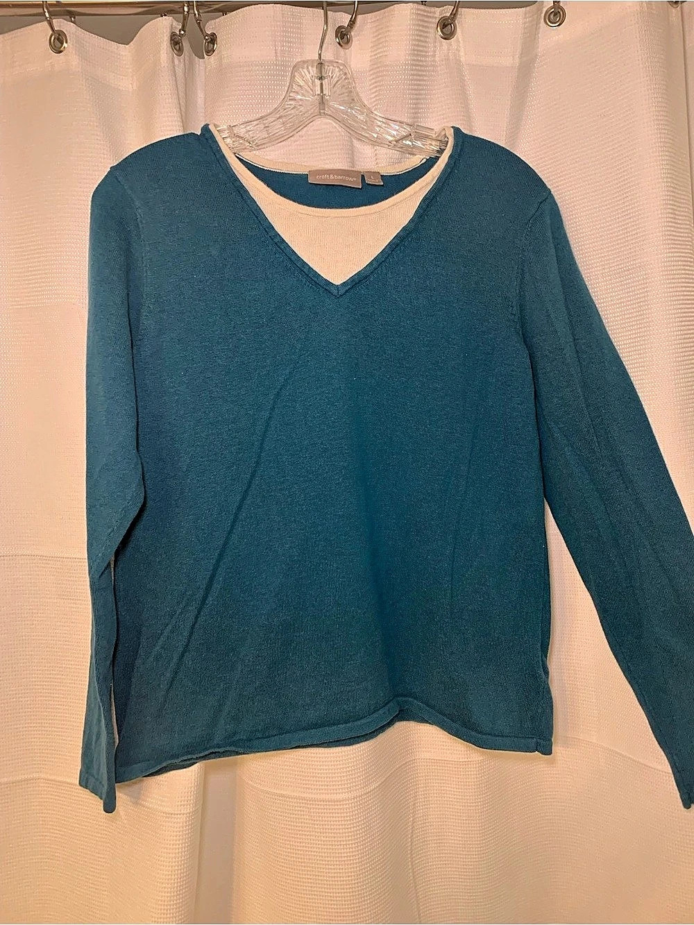 croft & barrow Women's V-Neck Sweater Size large